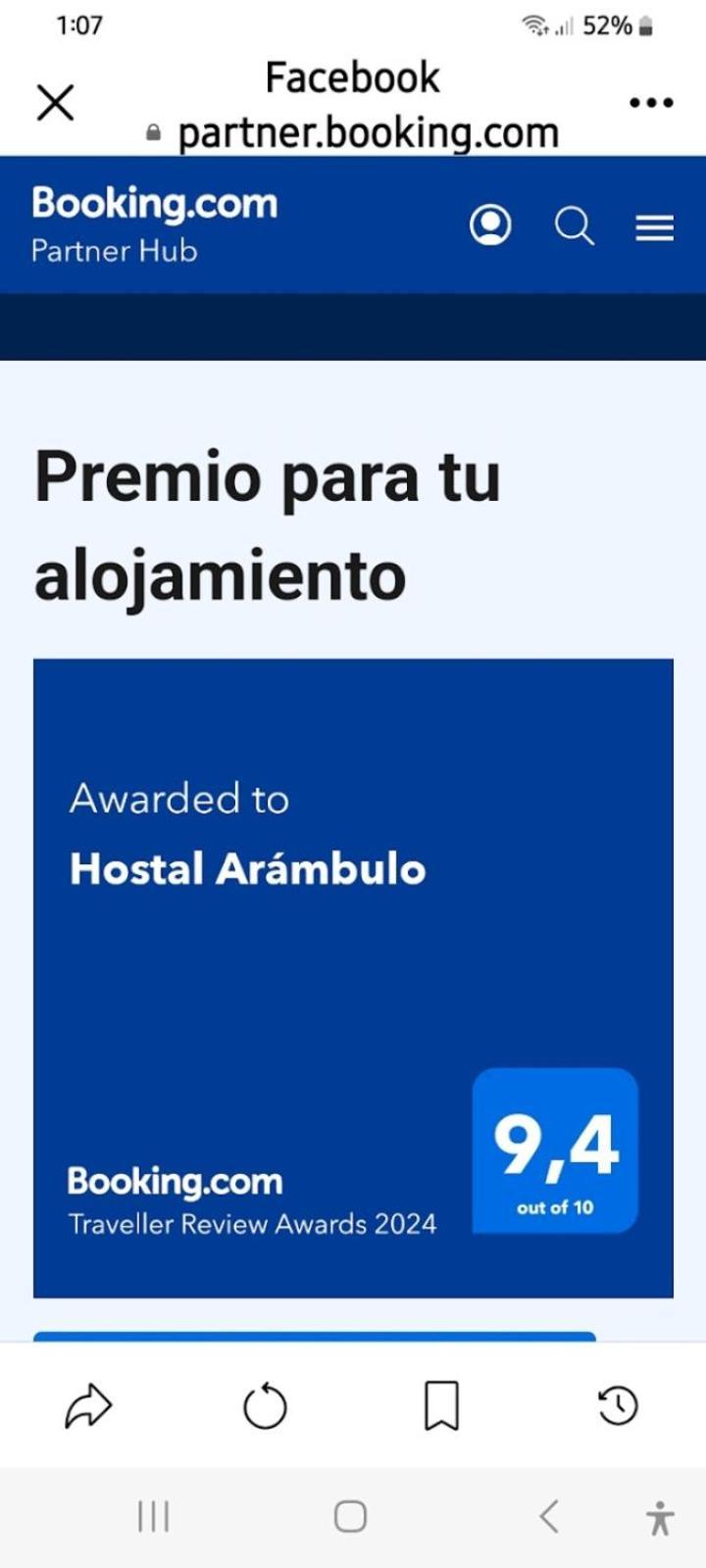 Hostal Arambulo Villavieja Exterior foto